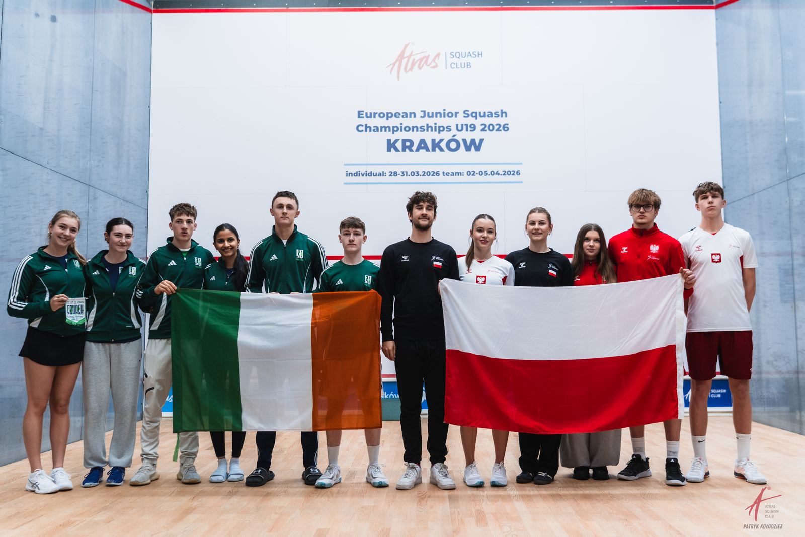 Reprezentacje Irlandii i Polski przed turniejem